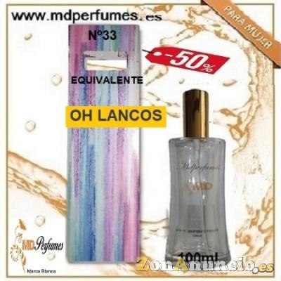 Oferta 10€ Perfume mujer OH LANCOS Gama Equivalente